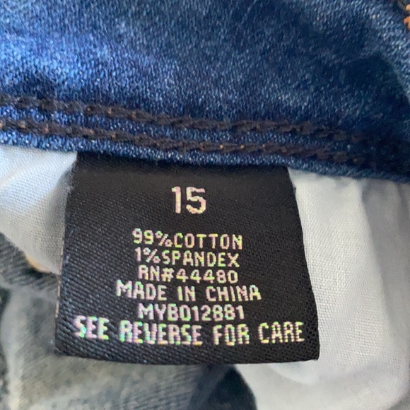 Denim couture Tinseltown JEANS size 15 Navy Blue in excellent condition - Picture 4 of 4